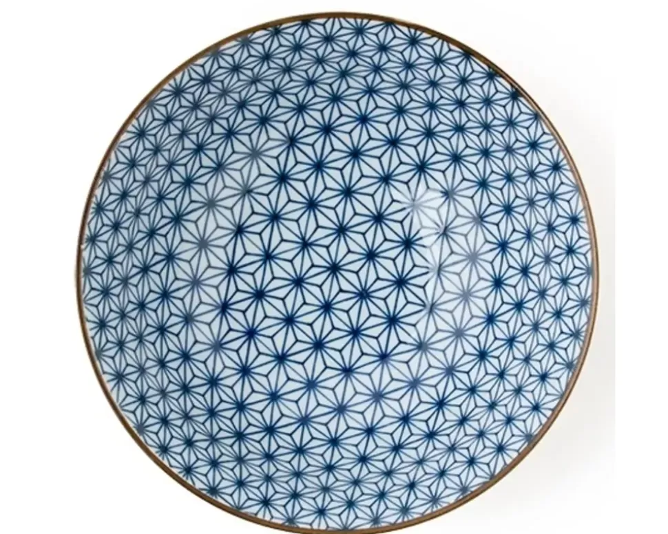 MIYA Company Ramen Bowls^Asanoha Colors 7.25" Bowl - Blue